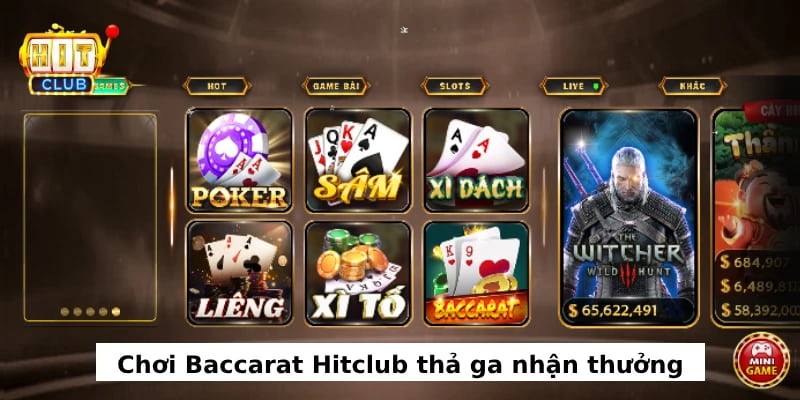 Cách chơi Baccarat hitclub cơ bản
